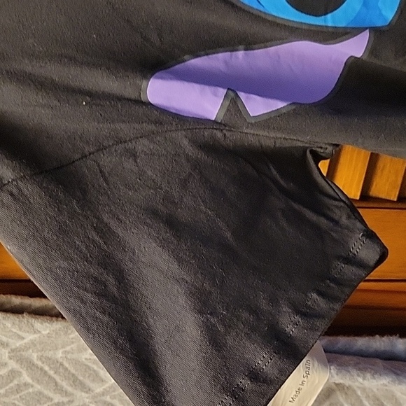 Disney Faded Black Stitch Graphic  T-Shirt Size XL - Picture 4 of 4